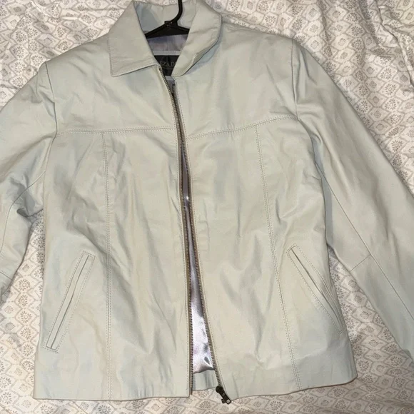 Reza Duro Leather Jacket - Light Gray (Size: 36 (M)) - Picture 4 of 6